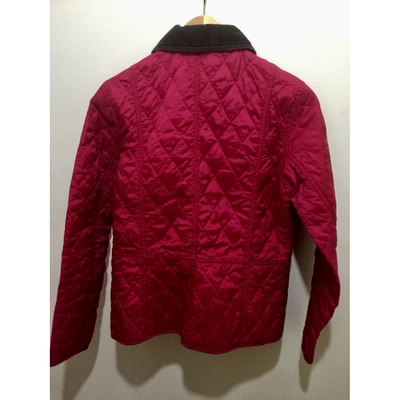 Pre-owned Barbour Jacket In Red