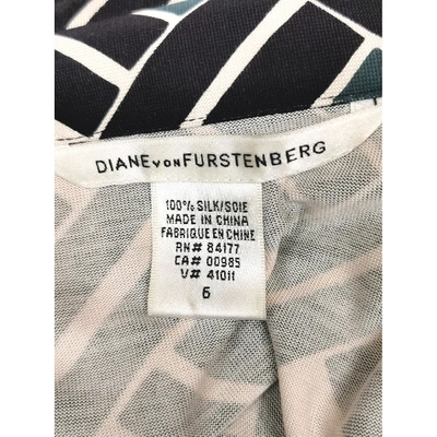 Pre-owned Diane Von Furstenberg Silk Jumpsuit In Black