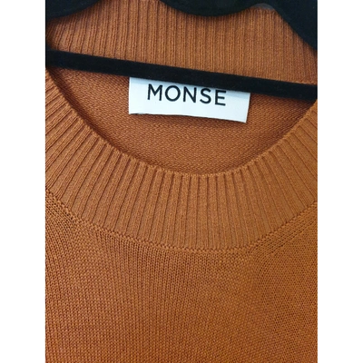 Pre-owned Monse Brown Wool Knitwear