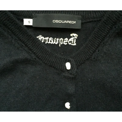 Pre-owned Dsquared2 Cashmere Cardigan In Black