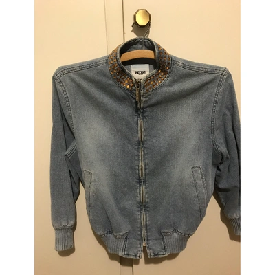Pre-owned Moschino Jacket In Blue