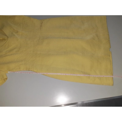 Pre-owned Chiara Boni Mini Dress In Yellow