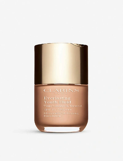 Shop Clarins Everlasting Youth Fluid Foundation 30ml In 107