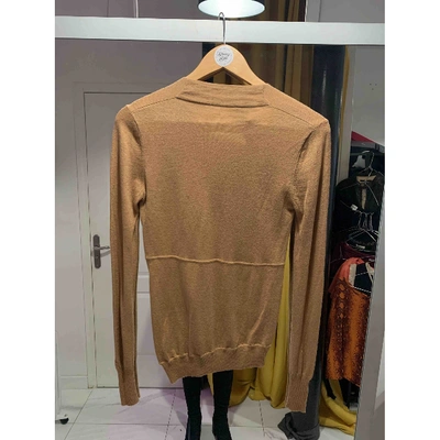 Pre-owned Barbara Bui Cashmere Top In Camel