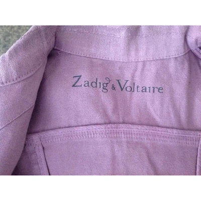Pre-owned Zadig & Voltaire Biker Jacket In Other