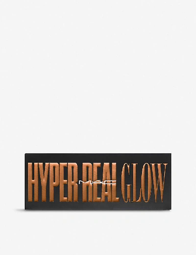 Shop Mac Hyper Real Glow Palette In Shimmy Peach