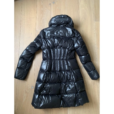 Pre-owned Moncler Long Black Coat