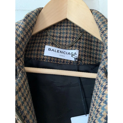 Pre-owned Balenciaga Wool Jacket In Multicolour
