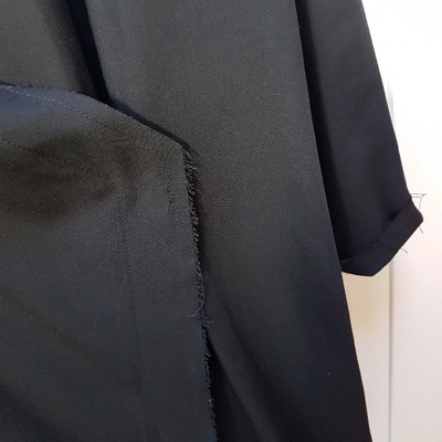 Pre-owned Federica Tosi Wool Coat In Black
