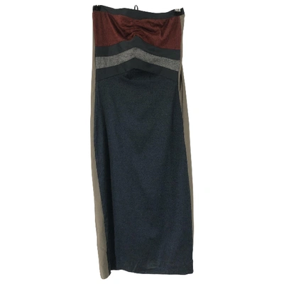 Pre-owned Marco De Vincenzo Mid-length Dress In Blue