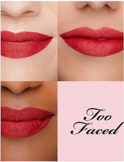 Shop Too Faced Peach Kiss Long-wear Matte Lipstick 4g
