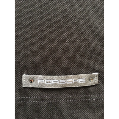 Pre-owned Porsche Design Grey Cotton Top