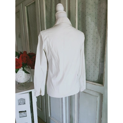 Pre-owned Dior White Cotton  Top