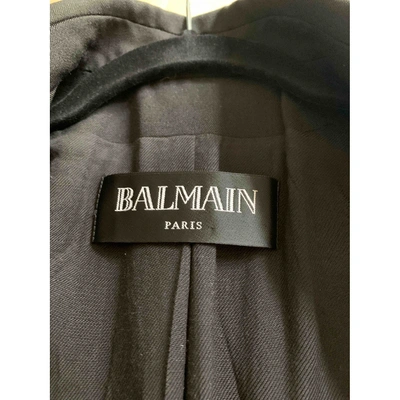 Pre-owned Pierre Balmain Wool Blazer In Black