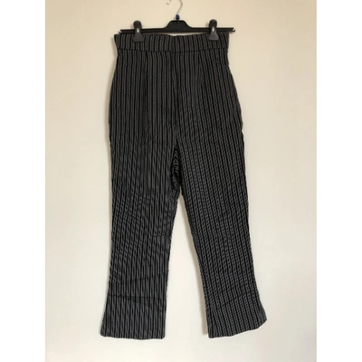 Pre-owned Jacquemus L'amour D'un Gitan Wool Chino Pants In Grey