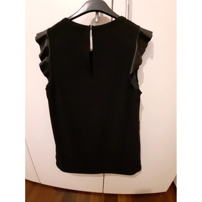 Pre-owned Pinko Black Wool  Top