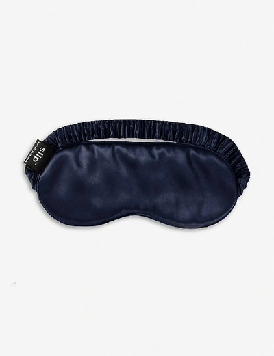Shop Slip Navy Elasticated Silk Sleep Mask