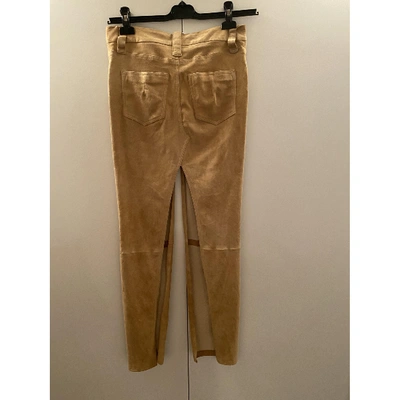 Pre-owned Ben Taverniti Unravel Project Mid-length Skirt In Camel