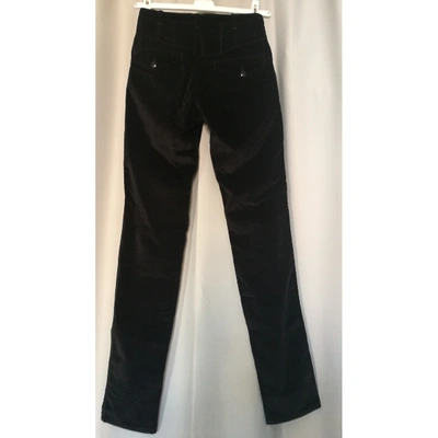 Pre-owned Isabel Marant Black Velvet Trousers