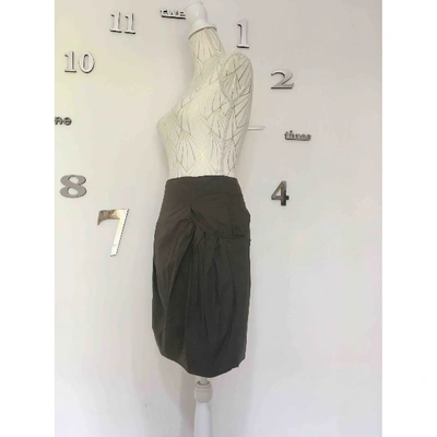 Pre-owned Marni Mini Skirt In Grey