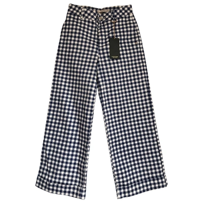 Pre-owned Scotch & Soda Large Pants In Blue