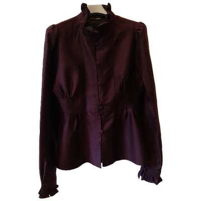 Pre-owned Tonello Wool Shirt In Purple