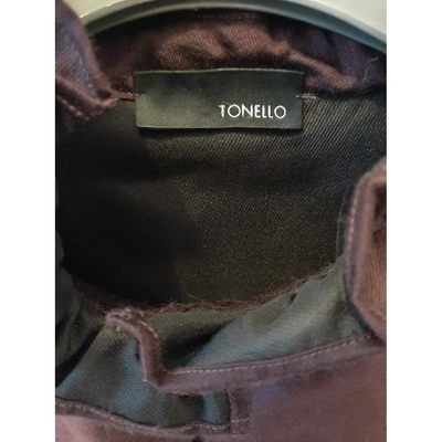 Pre-owned Tonello Wool Shirt In Purple