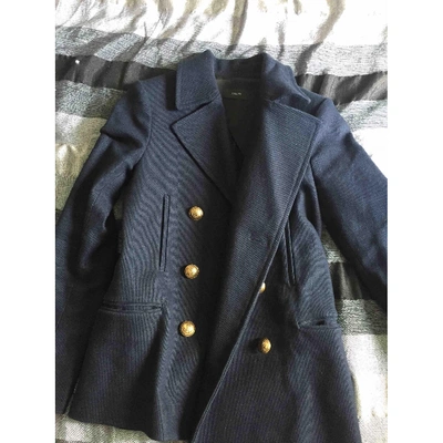 Pre-owned Joseph Blue Cotton Coat