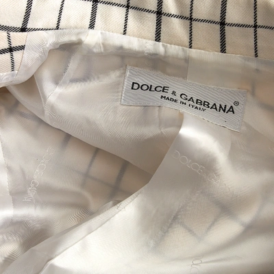 Pre-owned Dolce & Gabbana Coat In White