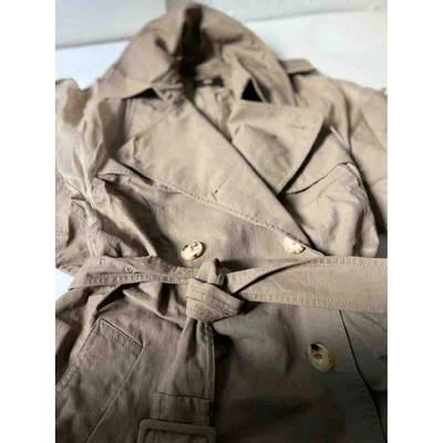 Pre-owned Jean Paul Gaultier Trench Coat In Camel