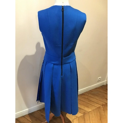 Pre-owned Maison Rabih Kayrouz Cashmere Mid-length Dress In Blue