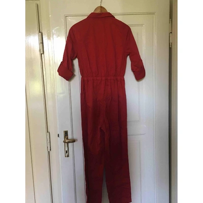 Pre-owned Mkt Studio Red Cotton Jumpsuit