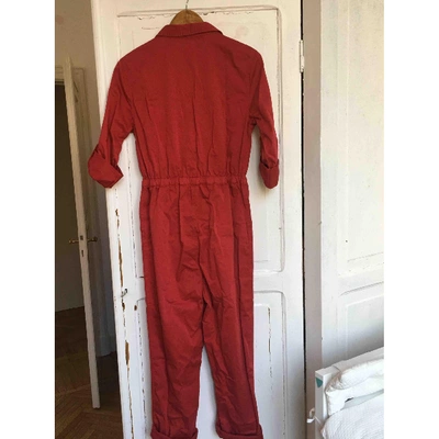 Pre-owned Mkt Studio Red Cotton Jumpsuit