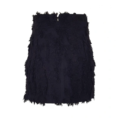 Pre-owned Francesco Scognamiglio Wool Mid-length Skirt In Black