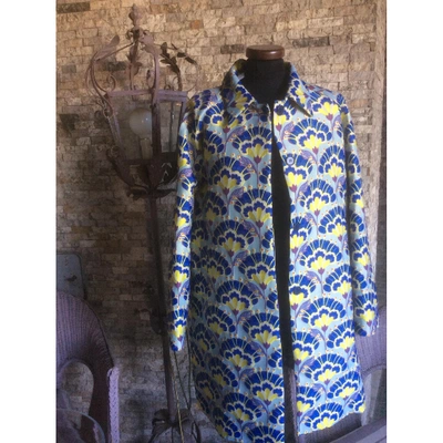 Pre-owned P.a.r.o.s.h Coat In Blue