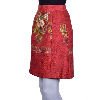 Pre-owned Dolce & Gabbana Red Skirt