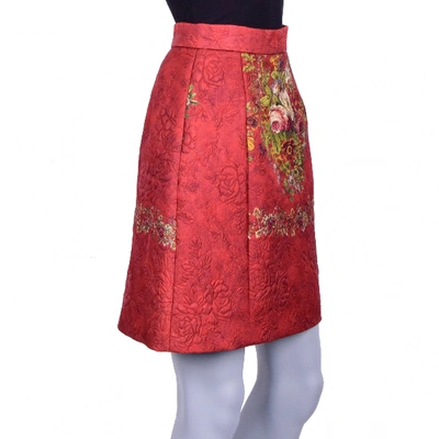 Pre-owned Dolce & Gabbana Red Skirt