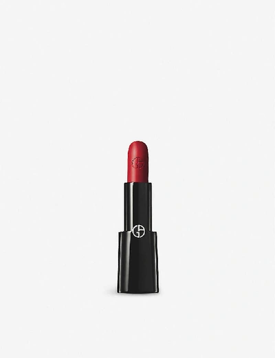 Shop Giorgio Armani Rouge D'armani Matte Lipstick 4g