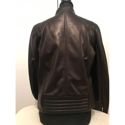Pre-owned Atelier Vm Anthracite Leather Leather Jacket