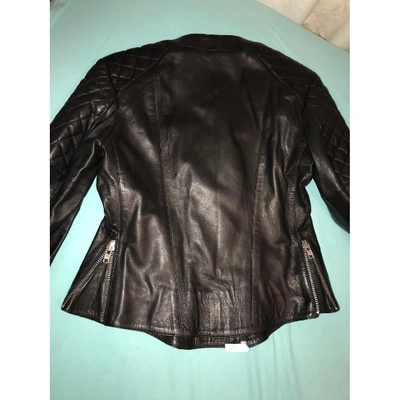 Pre-owned Atelier Vm Anthracite Leather Leather Jacket