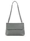 Bottega Veneta Olimpia Medium Intrecciato Leather Shoulder Bag In Rock