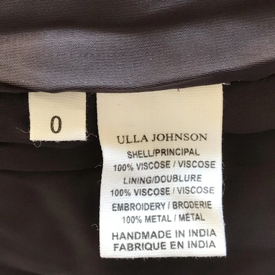 Pre-owned Ulla Johnson Mini Skirt In Black