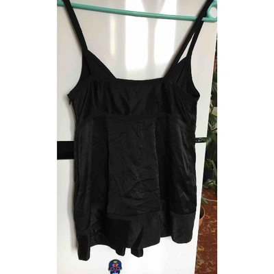 Pre-owned Marc Jacobs Silk Camisole In Black