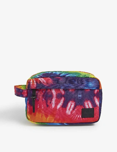 Shop Herschel Supply Co Chapter Rainbow Tie Dye Wash Bag In Rainbow Td