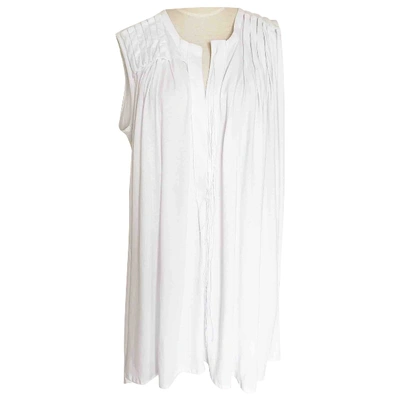 Pre-owned Ann Demeulemeester Mid-length Dress In White