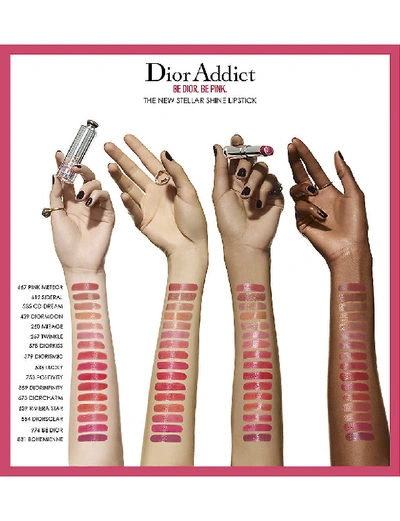Shop Dior Addict Stellar Shine Lipstick 3.2g In 535