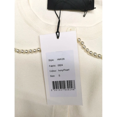 Pre-owned Simone Rocha Cardigan In White