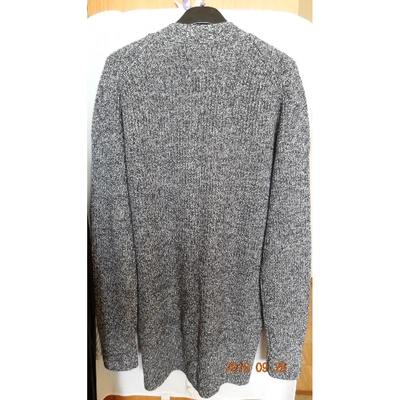 Pre-owned Equipment Cashmere Cardigan In Anthracite