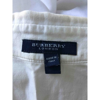 Pre-owned Burberry Maxi Dress In Beige