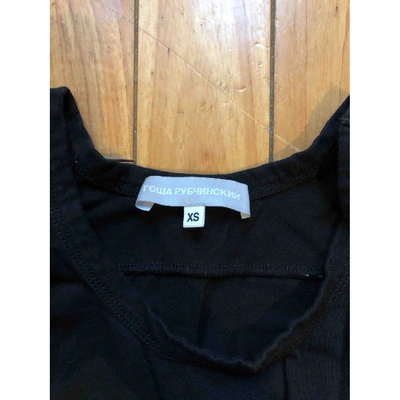 Pre-owned Gosha Rubchinskiy Black Cotton  Top